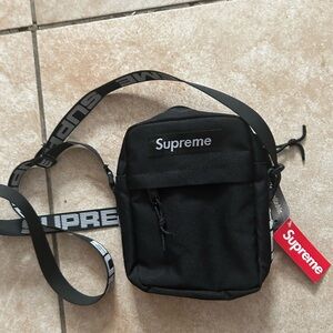 Supreme Black Belt Bag
